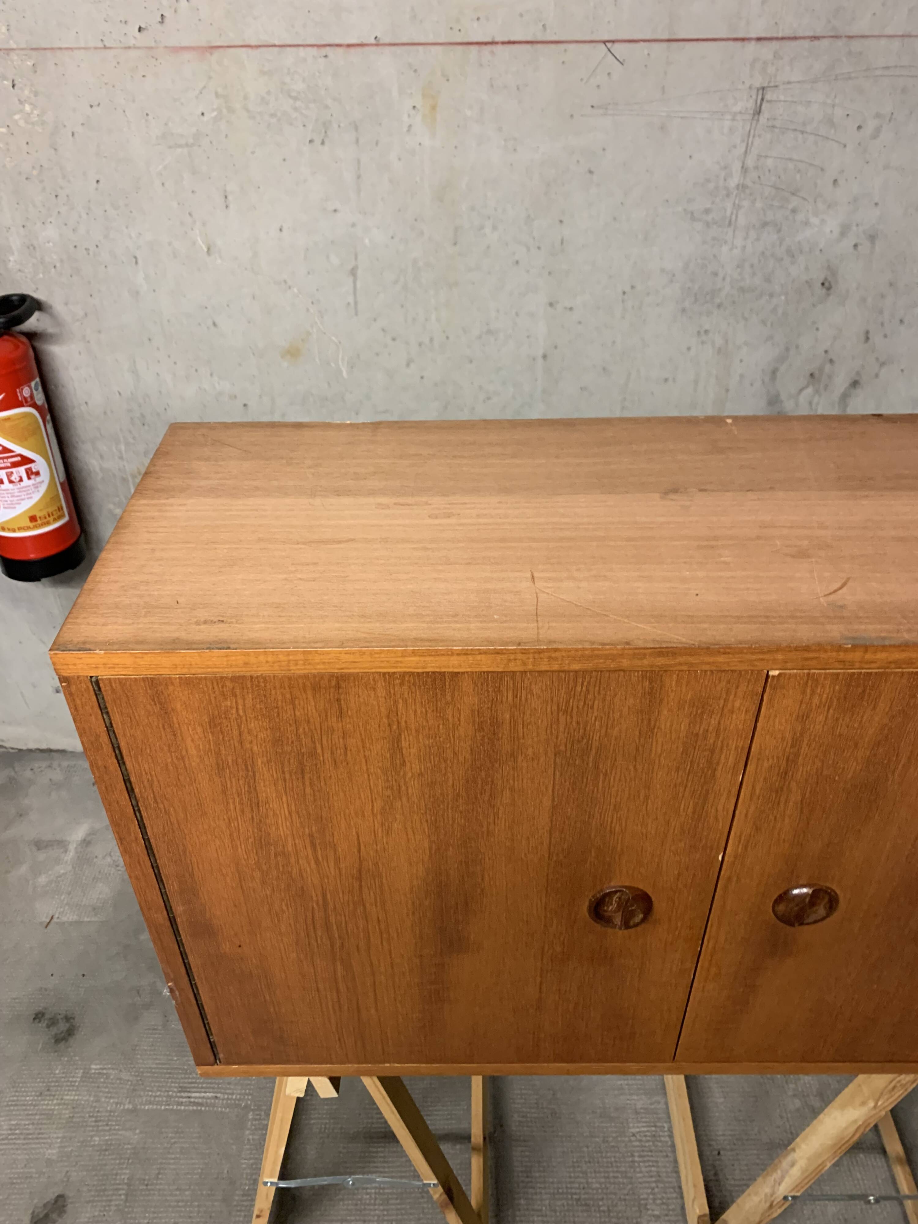 Pair of Scandinavian Danish Retro Vintage Shelving Furniture