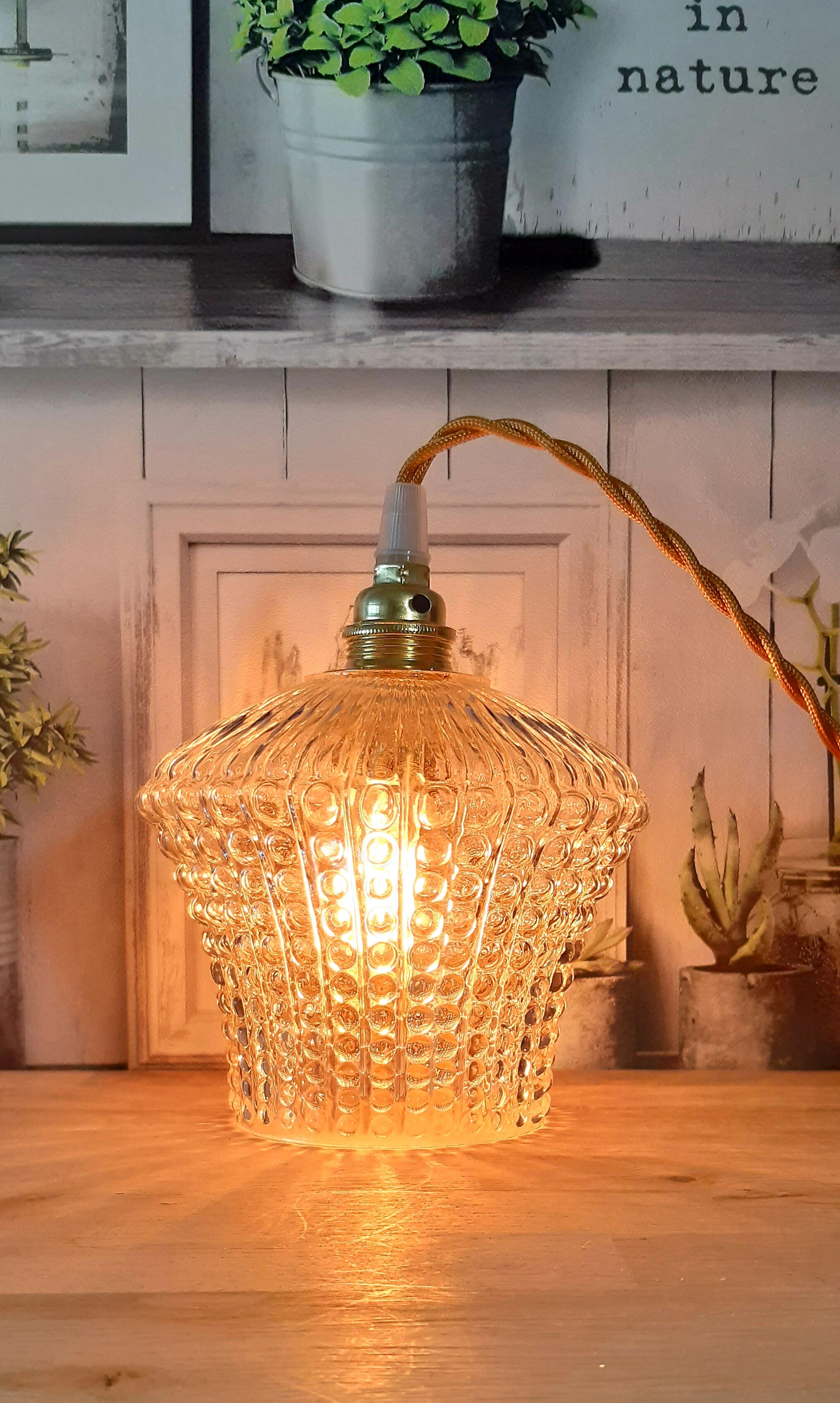 Vintage hand lamp