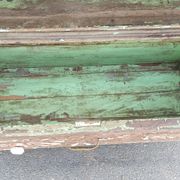 Old wooden cabinet - 2 doors and 1 drawer