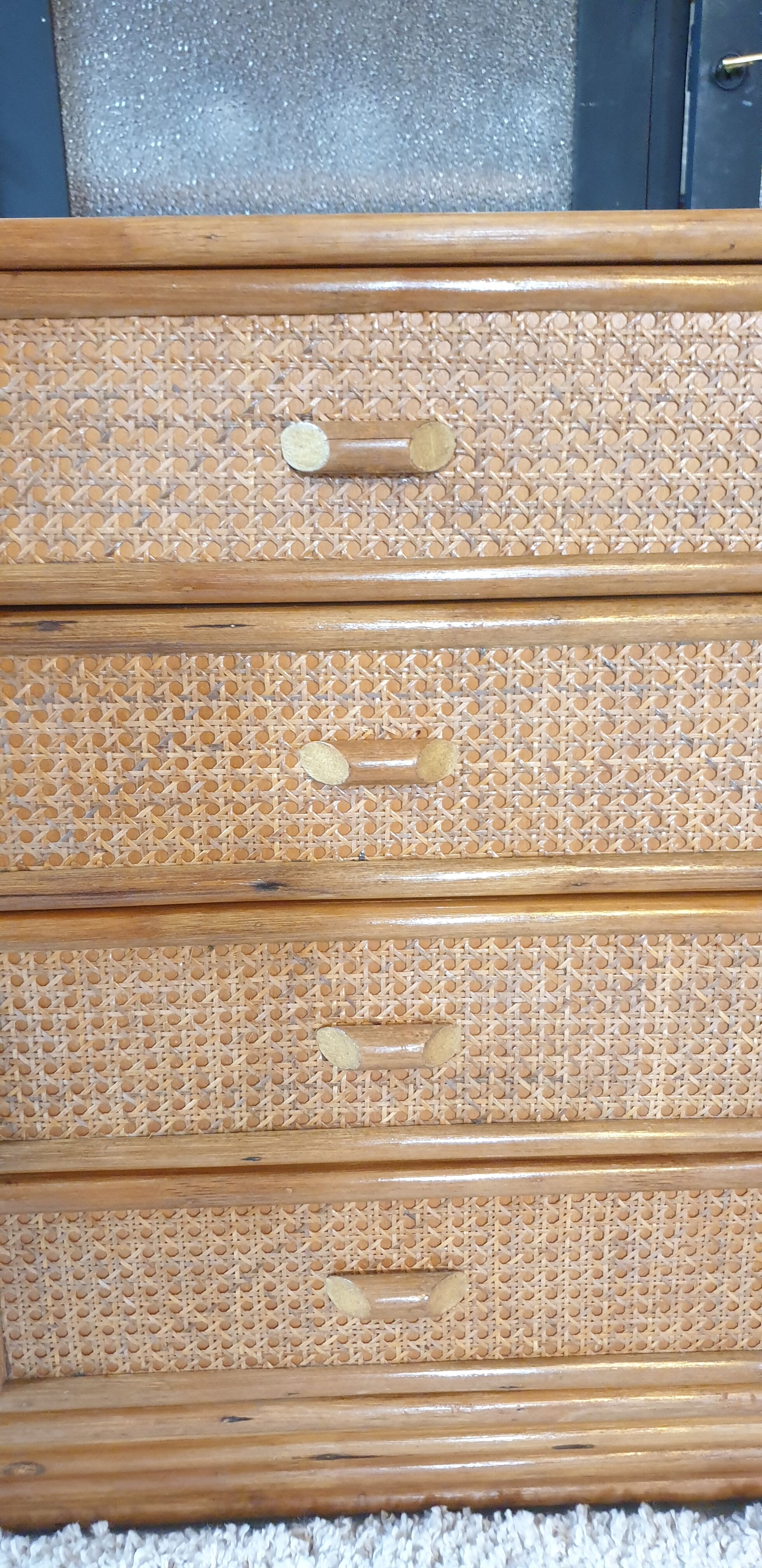 Bamboo and canning sideboard