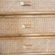 Enfilade bambou et cannage