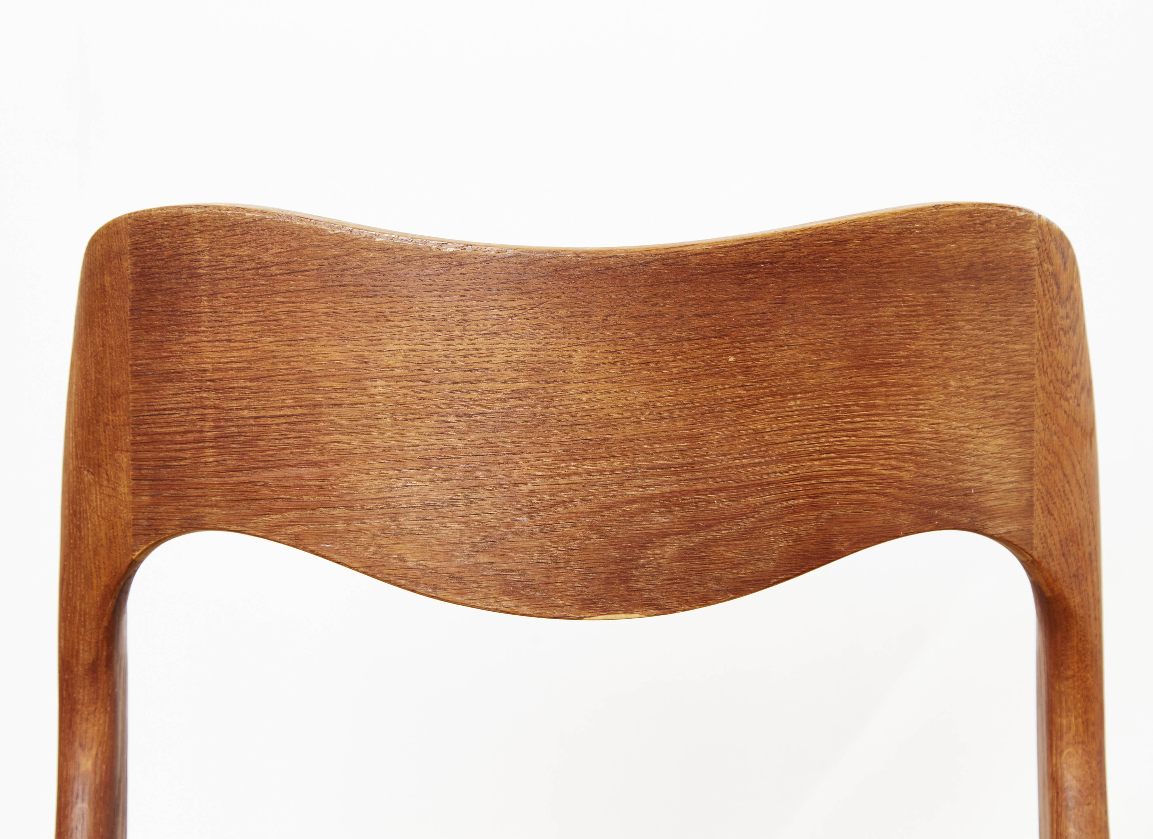 Niels O. Møller No. Dining Chairs No.71 for J. L Moller, Set of 3