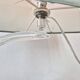 Vintage crystal lamp from the 1970s