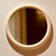 Vintage Space Age round mirror