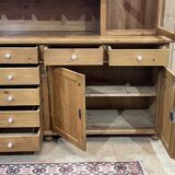Cabinet 2 bodies in fir from eastern europe, work of the 1970s