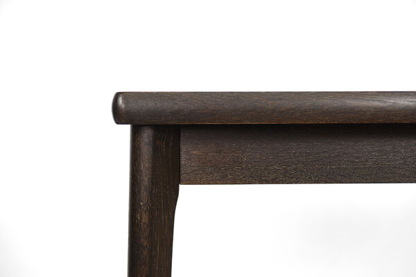 Table à manger pliante en bois de chêne moderne danois classique vintage du milieu du siècle danois d’AM Møbler, années 1960