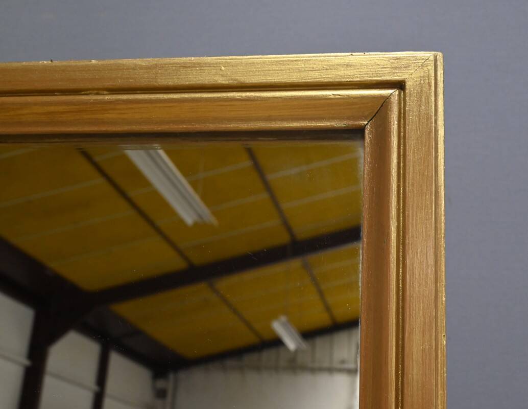 Gilded Wood Mirror, Maison Texier, Nantes – Late 19th Century