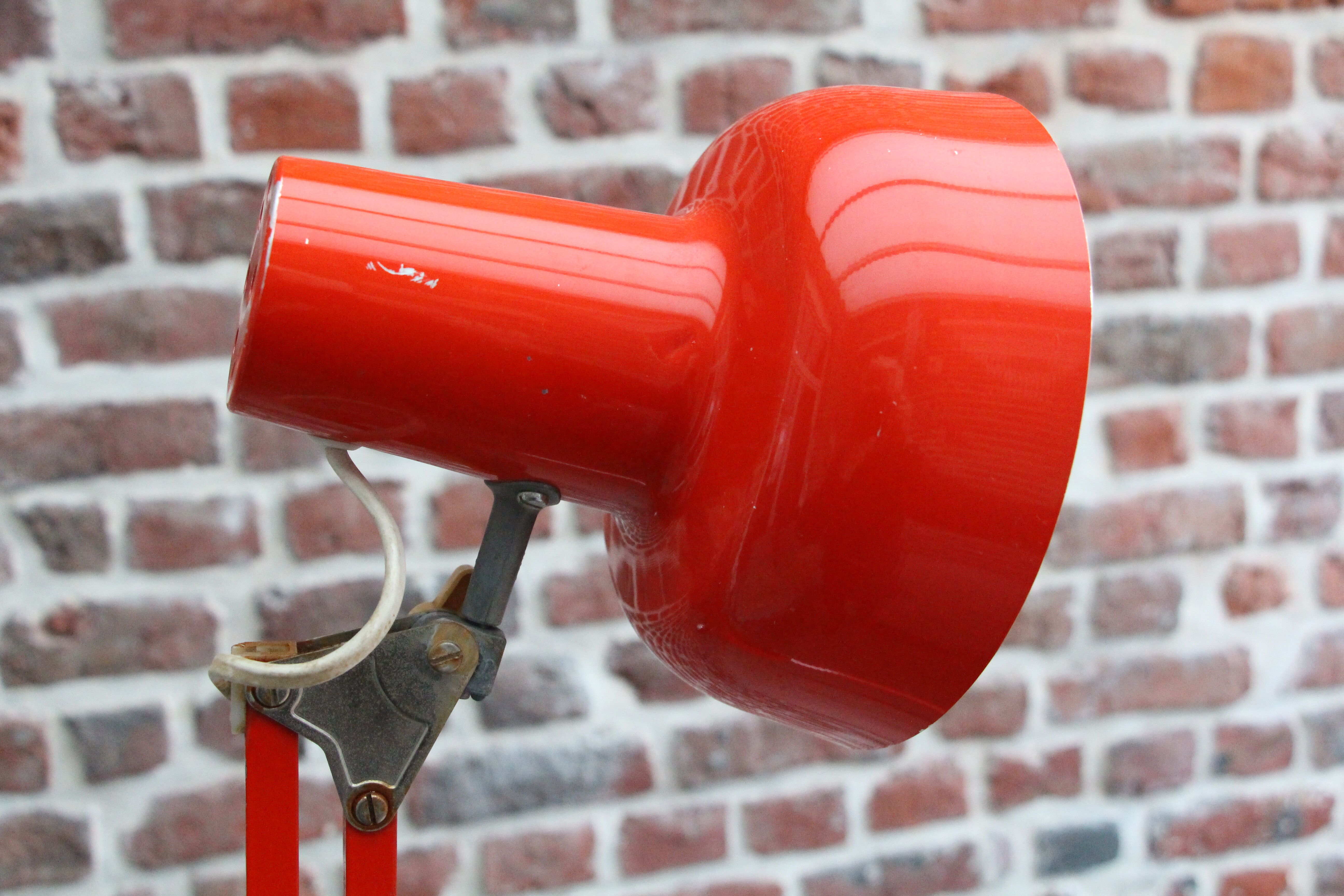 Architect lamp RDA red 70's