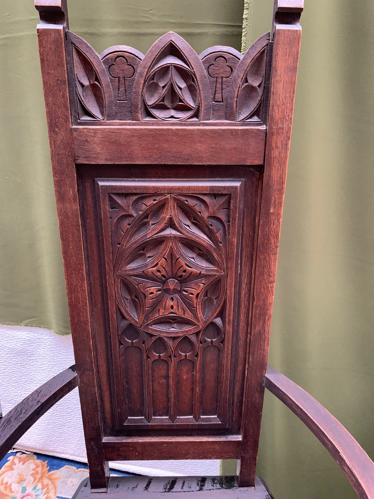 Pair of antique armchairs