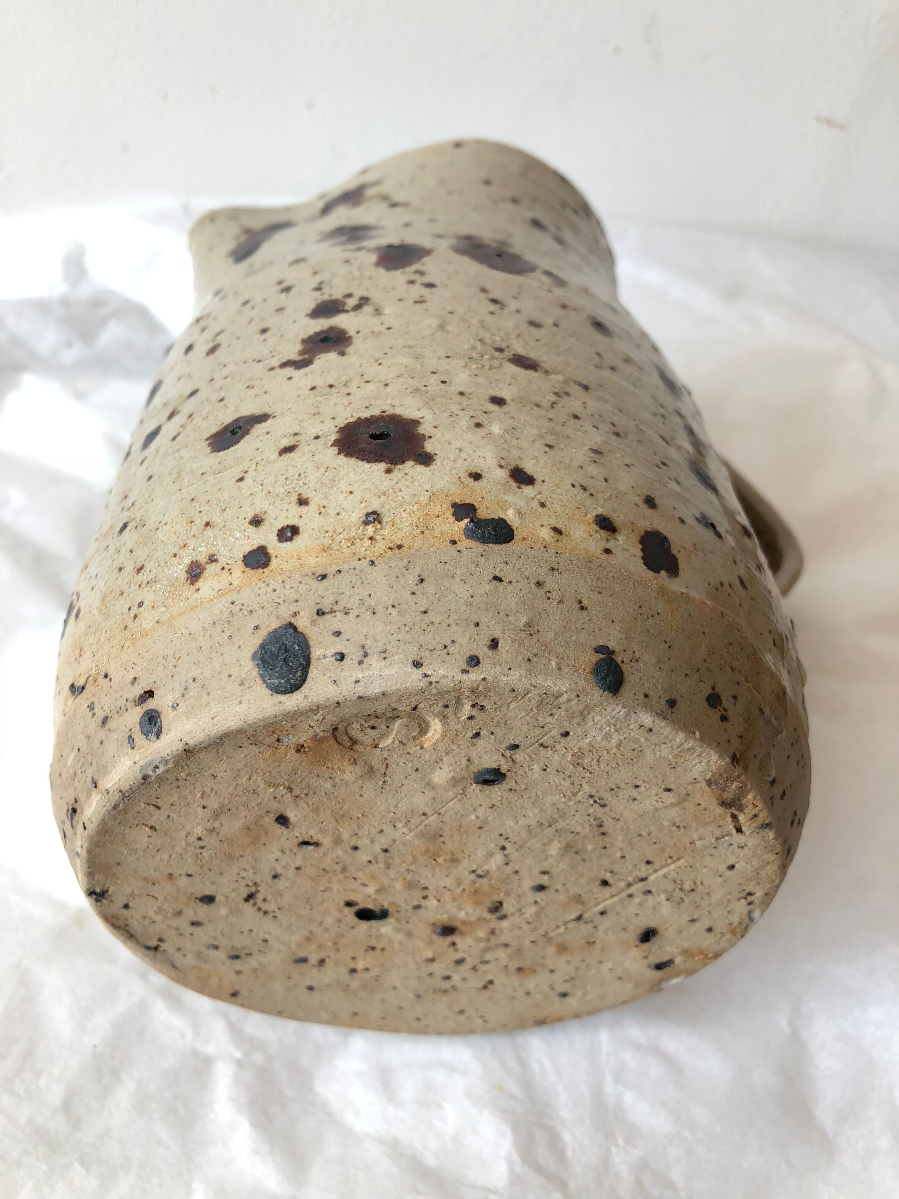 Vintage stoneware pitcher