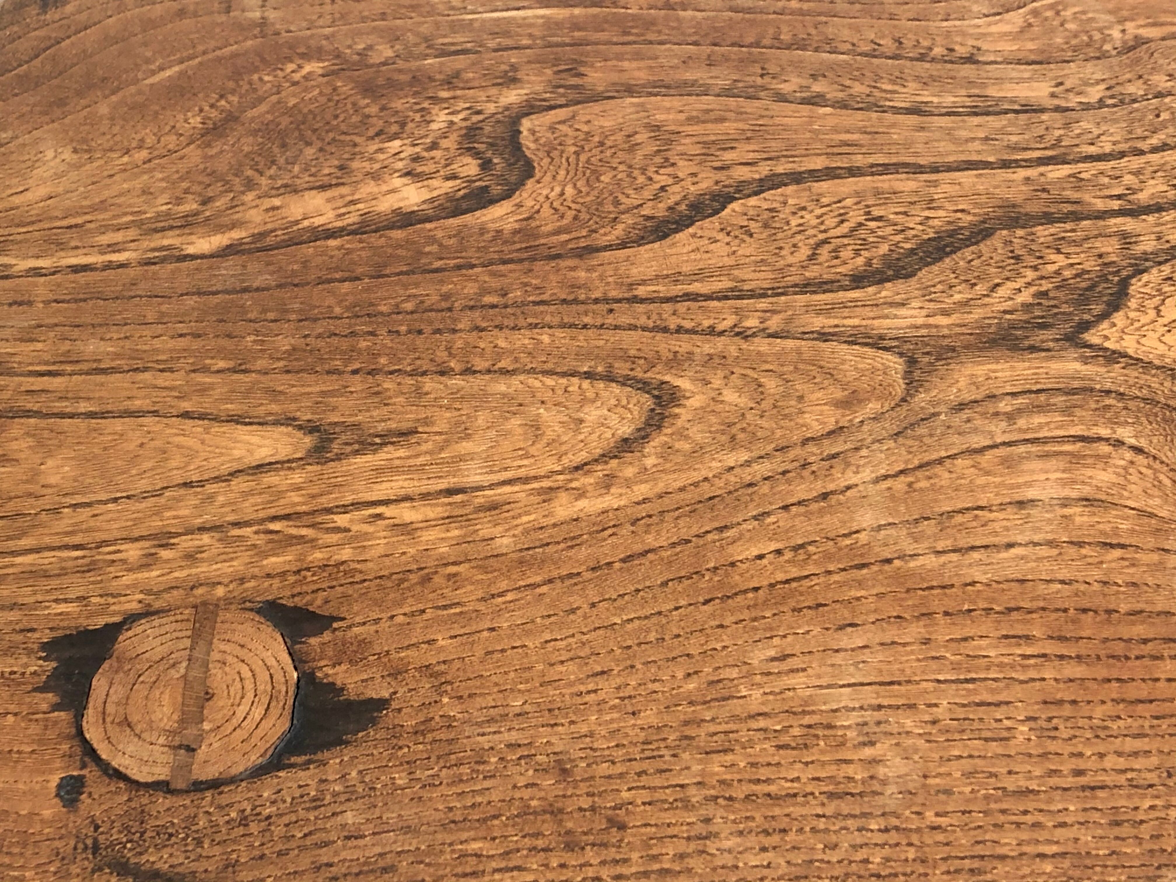 Freeform brutalist tripod stool, 1970