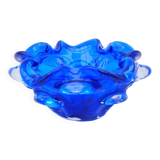 Murano glass trinket tray, blown glass, Italy 1960