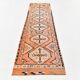 Tapis de couloir vintage orange délavé 3x13, 87x383 cm SK 23482