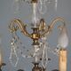 Gilded tassels time 1900 bronze chandelier