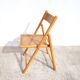 Folding chair vintage cannage 1970