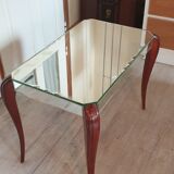 Art deco mirror coffee table