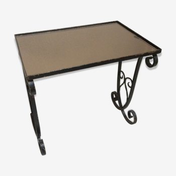 Wrought iron coffee table