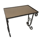 Wrought iron coffee table