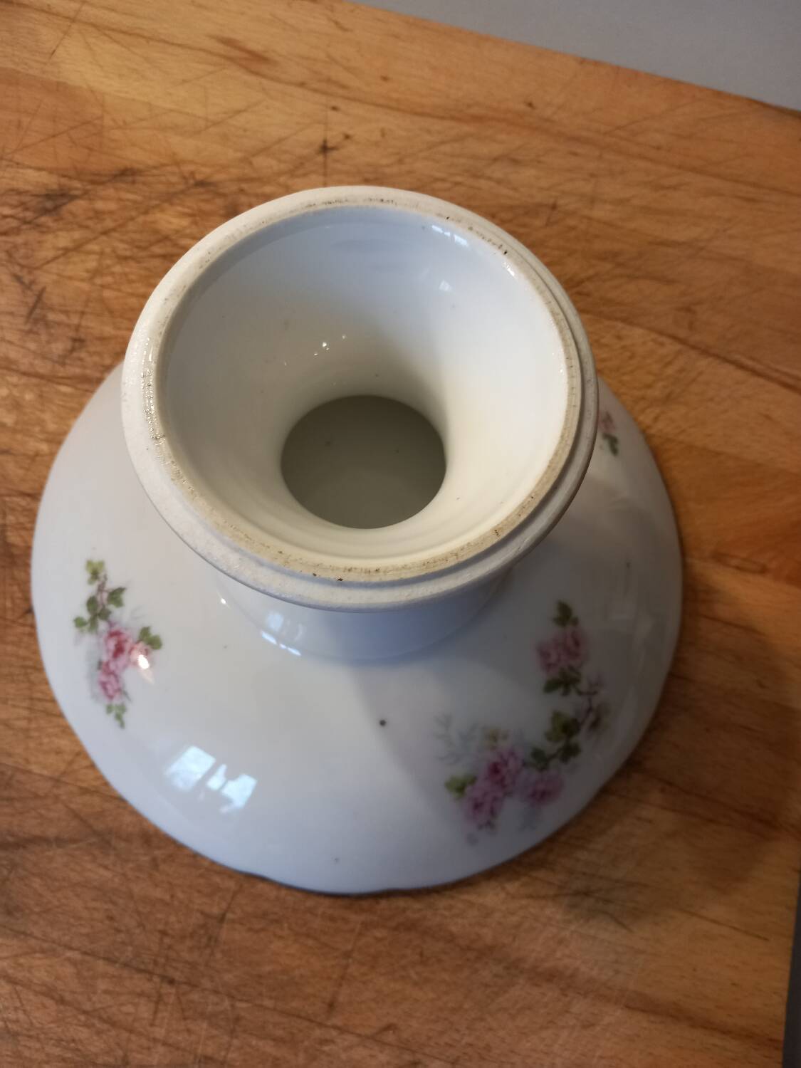 Porcelain compote bowl