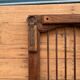 Teak patio door