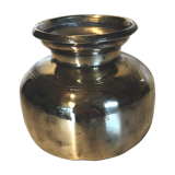 Ancient vase in solid brass