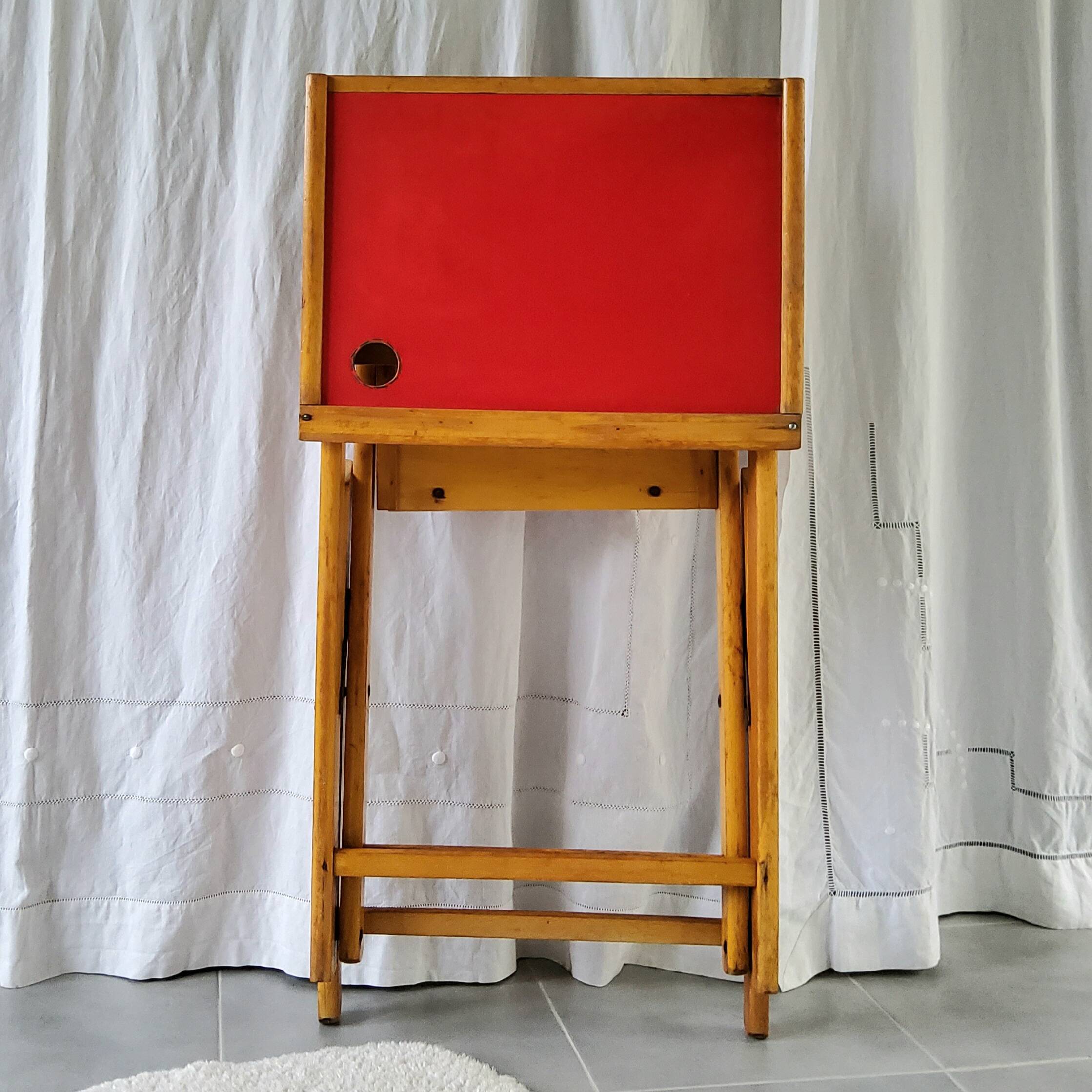 1950s folding school desk