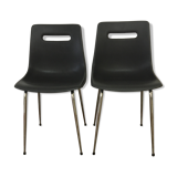 Pair of Grosfillex barrel chairs