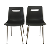 Paire de chaises tonneau Grosfilex vintage
