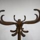 Baumann parrot coat rack 1970 dark oak