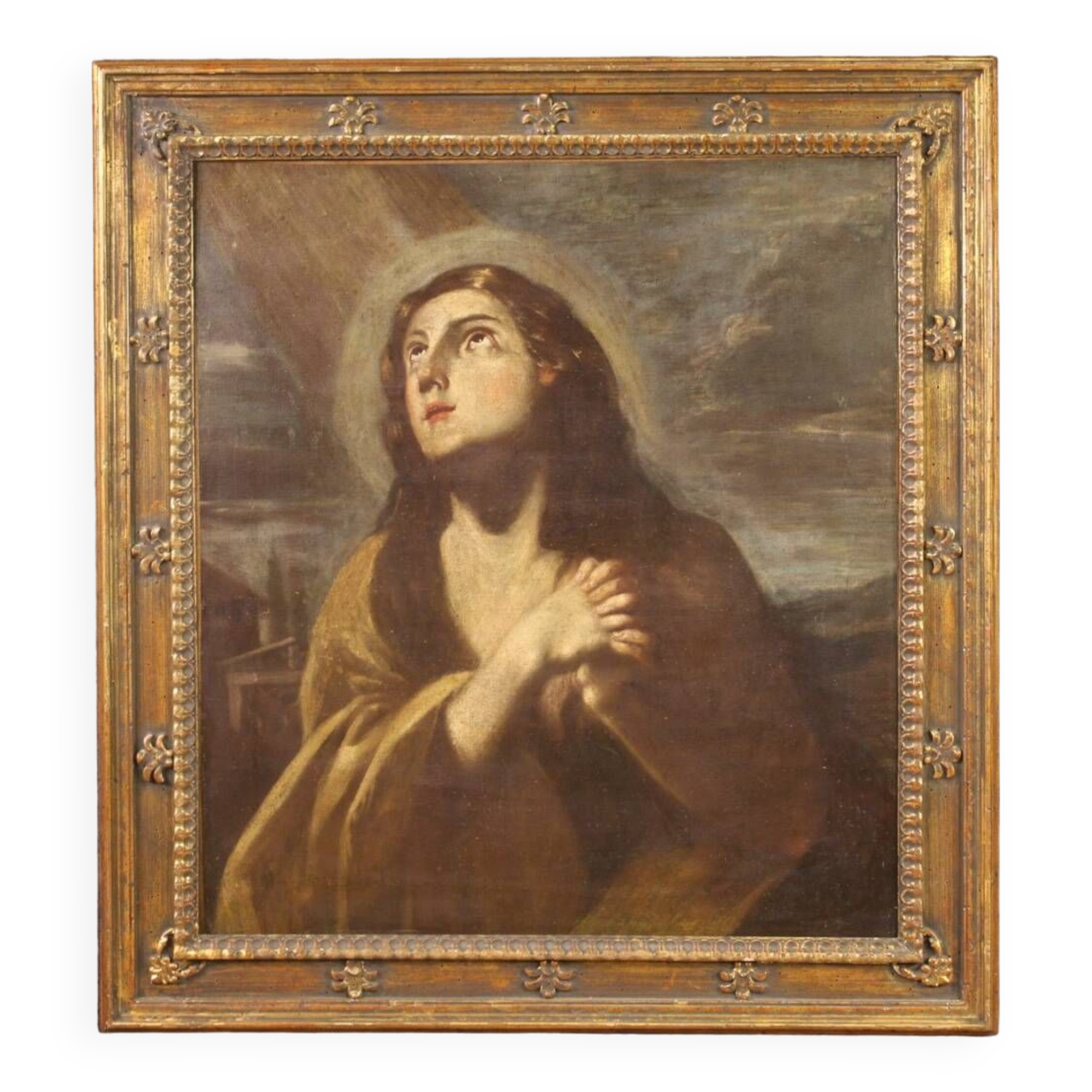 Antique Magdalene painting form 17th century