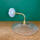 Coudé wall lamp with an old cut glass lampshade - tableware collection