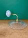 Coudé wall lamp with an old cut glass lampshade - tableware collection