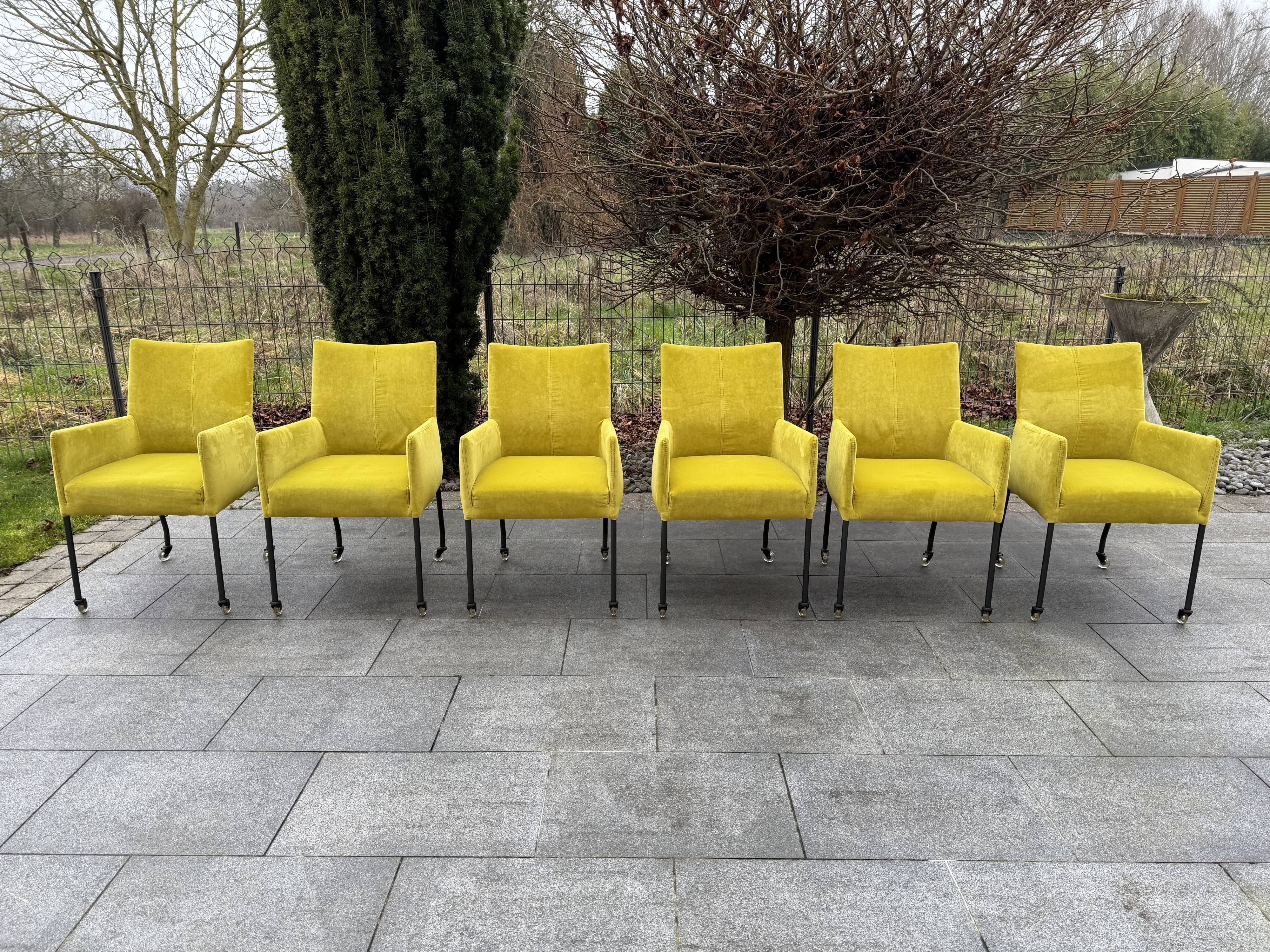 set of 6 Dutch dining chairs