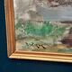 Original Swedish Oil On Panel – “Landscape” By Ingvar Wiede – Vintage & Framed