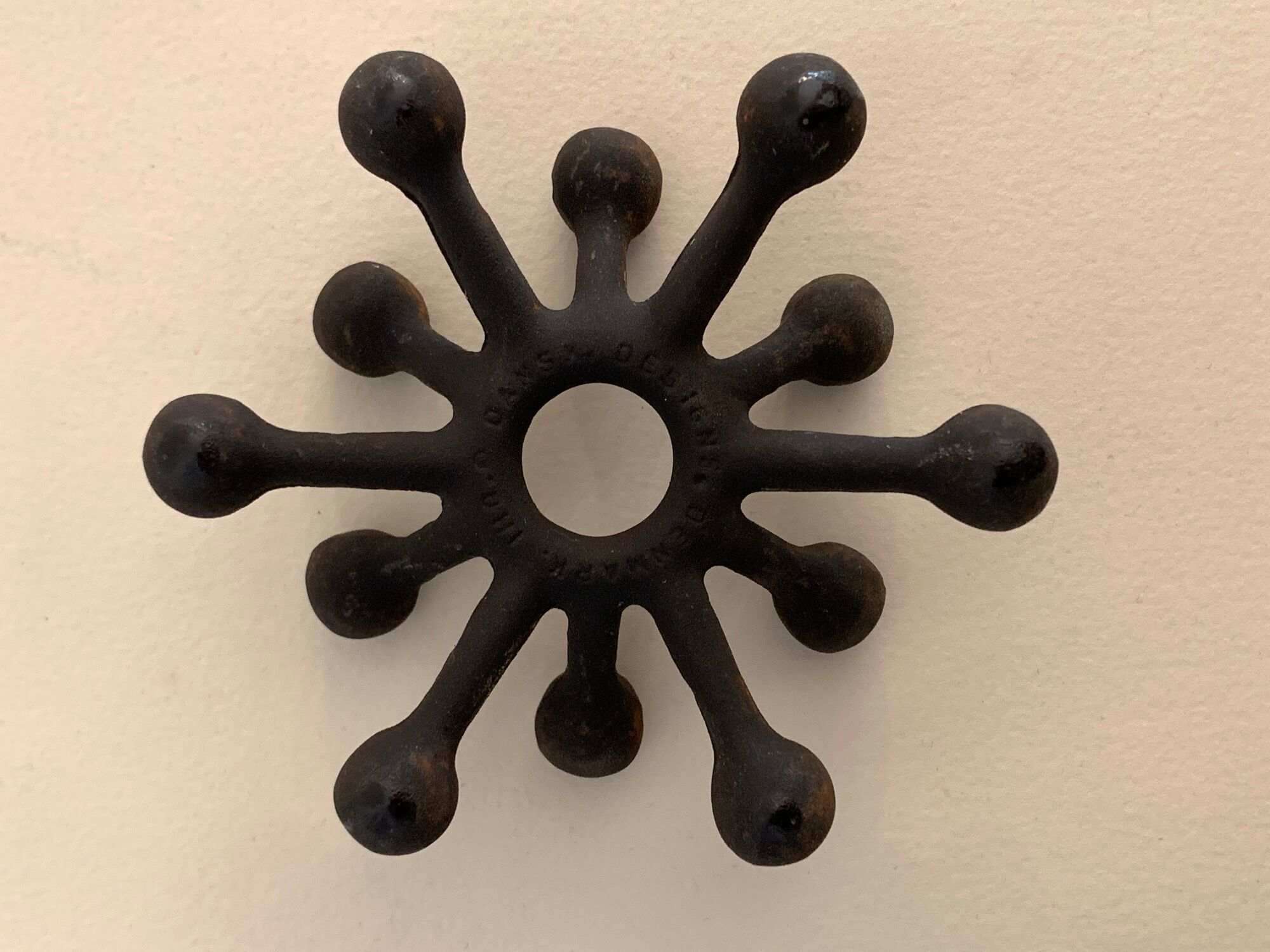 Bougeoir design scandinave Spider Jens H. Quistgaard pour Dansk, 1960