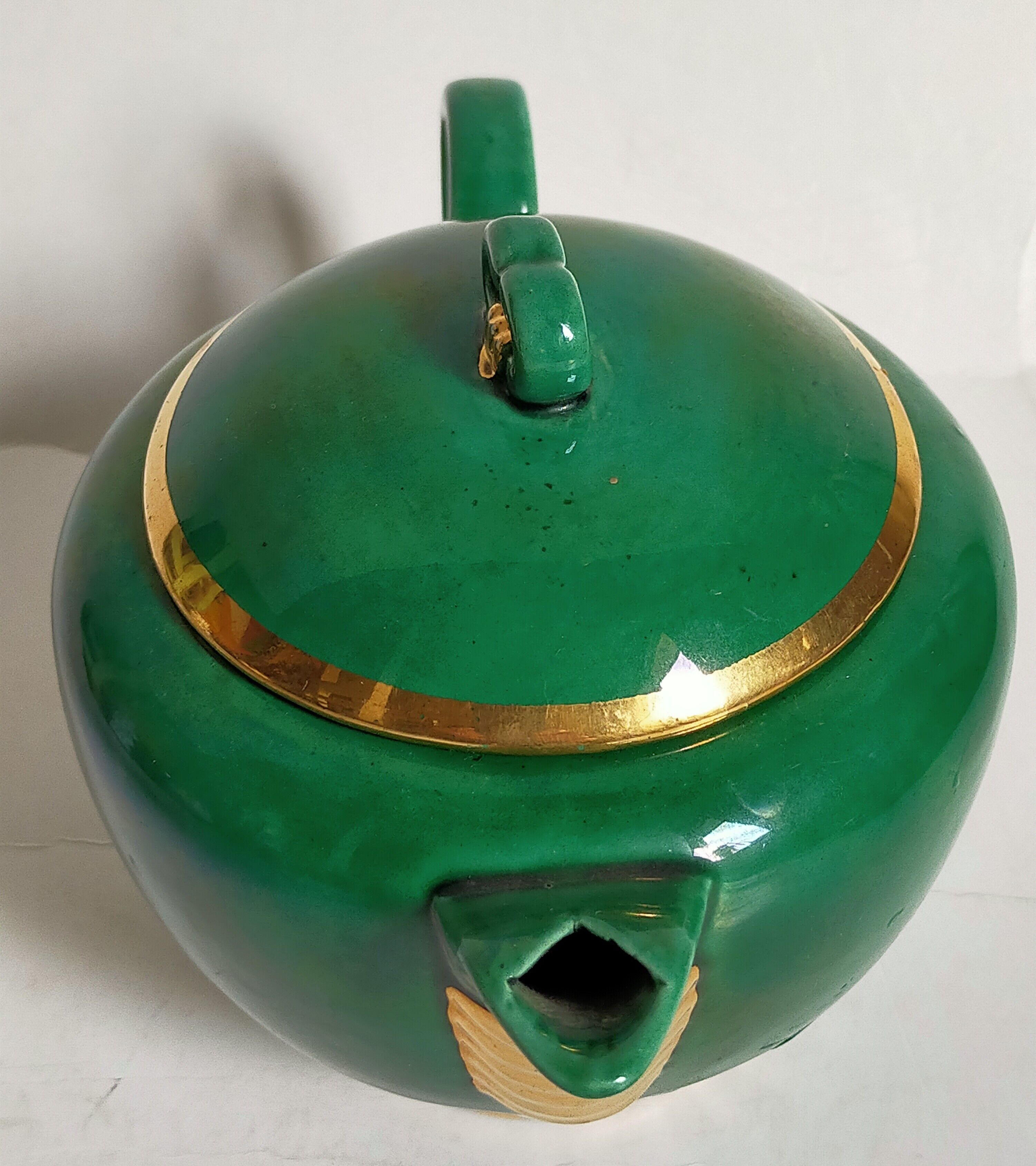 Teapot art-deco slurry of saint-clément numbered