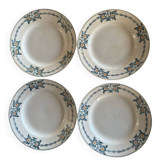 Set of 4 flat plates Saint Amand