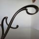 4 hooks Art Nouveau bronze