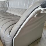 2 Moel leather sofas designed by Inga Sempé, at Ligne Roset