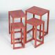 Nesting tables by Josef Hoffmann for Wittmann, 1980s – Ash wood