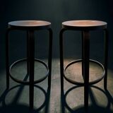 Set of 2 Artek 64 Stools – Design by Alvar Aalto - Circa 1990