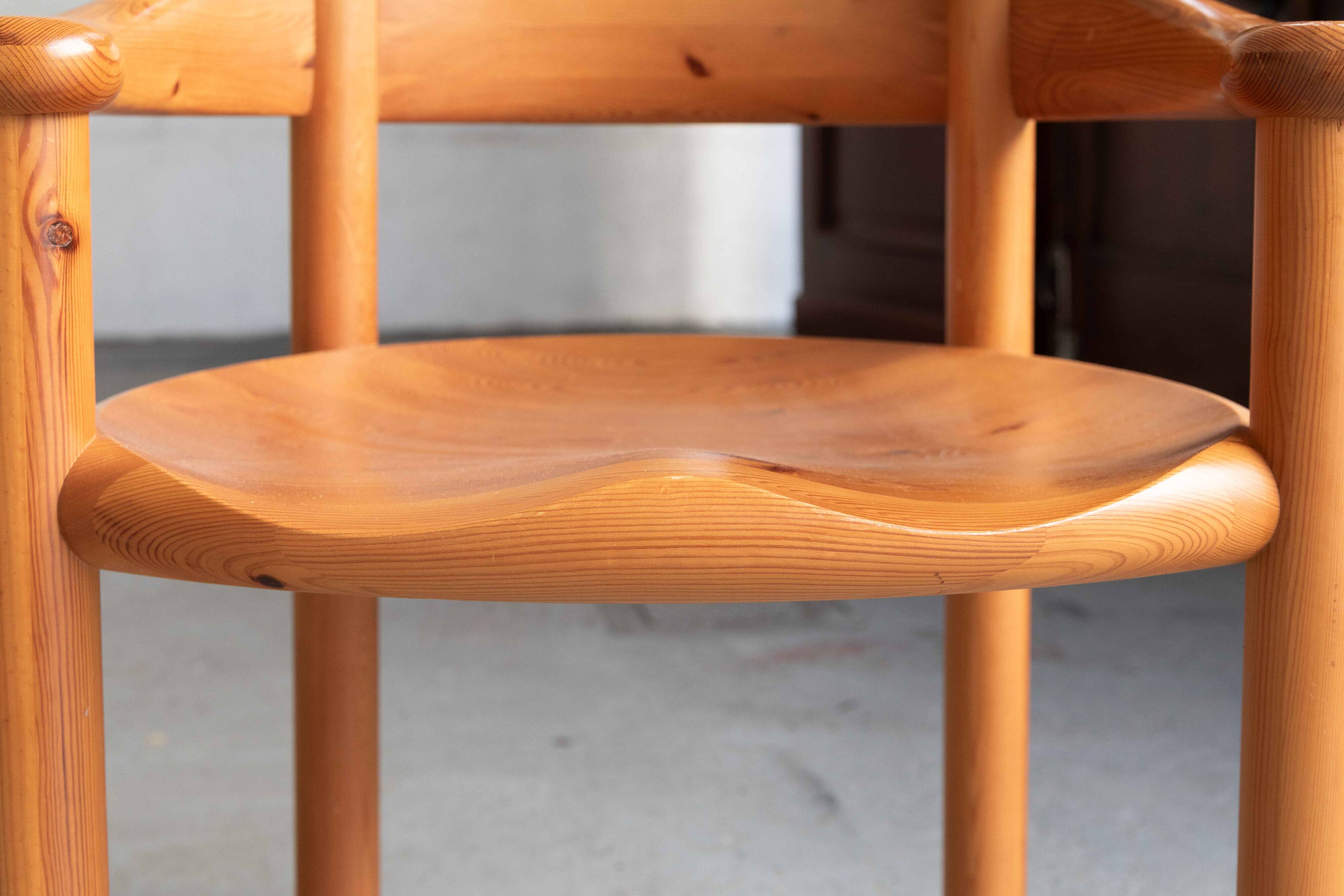 Ensemble de 6 chaises de salle à manger par Rainer Daumiller, années 1970