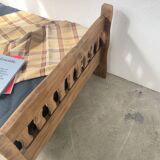 Brutalist Aranjou elm bed