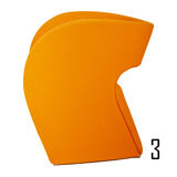 Orange Little Albert Armchair by Ron Arad for Moroso
