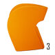 Orange Little Albert Armchair by Ron Arad for Moroso