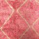 Tapis marocain en laine rose