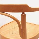 Vintage bistro chair in beech stain