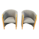 Pair of italian armchairs, 1980s