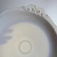Large serving dish in fine white Limoges porcelain, vintage/antique