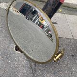 Brass mirror,
